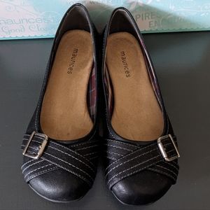 Black Maurices Flats - Size 7